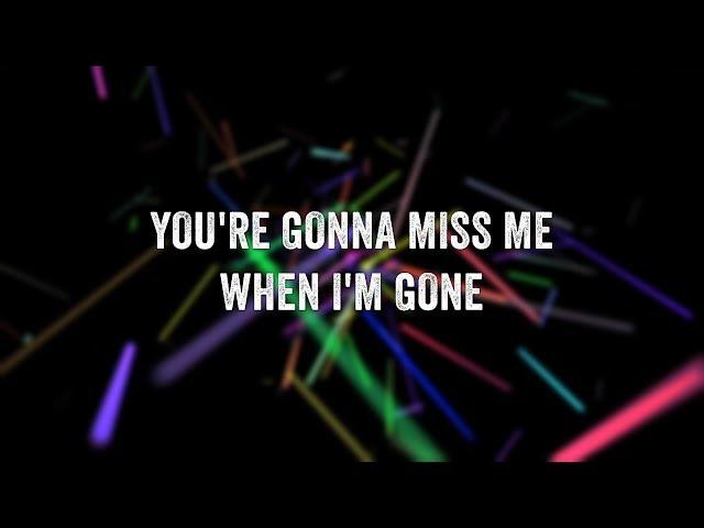 Simple Plan - When I'm Gone (Lyric Video)