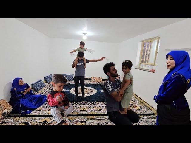 New Life in a New Home: A Joyful Day with the Saleh and Sadri Nomadic Family