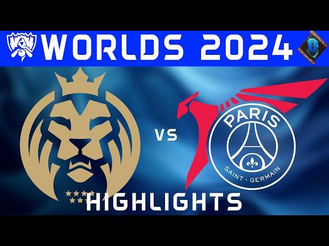 MDK vs PSG Highlights ALL GAMES | Worlds 2024 | Play-Ins Day 3 | MAD Lions KOI vs PSG Talon