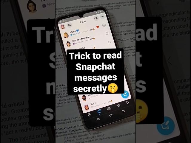 Secret trick to read Snapchat messages | Grow with Tech