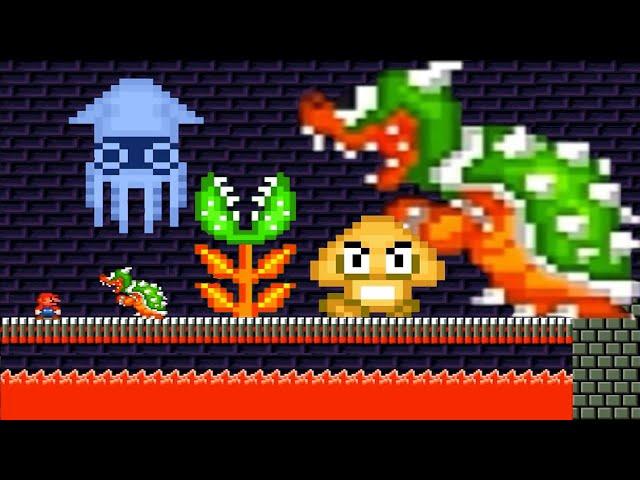 Super Mario Bros DDX All Bosses + Ending