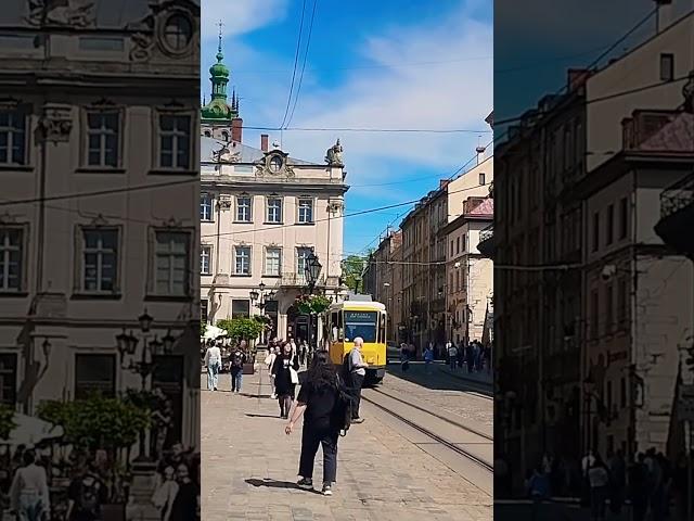 Львів Площа Ринок Романтичні Трамвайчики Lviv Super Rest #shots #travel #ukraine