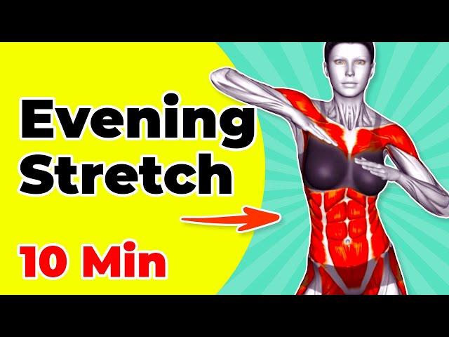  10-MIN Evening Workout and Stretch - Say Goodbye to Stress and Tension!