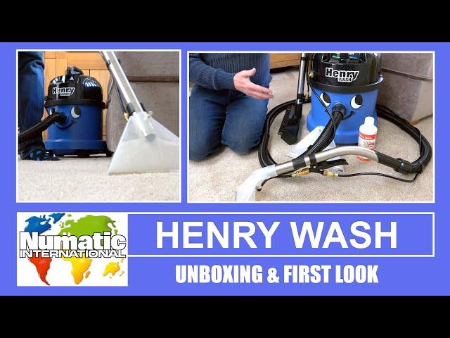 Numatic Henry Wash Carpet, Upholstery & Floor Cleaner Review & Demonstration