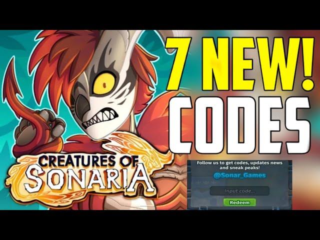 *NEW* ALL WORKING CODES FOR CREATURES OF SONARIA IN 2024! ROBLOX CREATURES OF SONARIA CODES