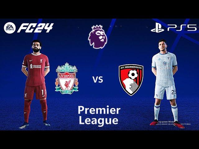 FC 24 - LIVERPOOL vs BOURMEMOUTH | Premier League 24/25 | Full Match / PS5