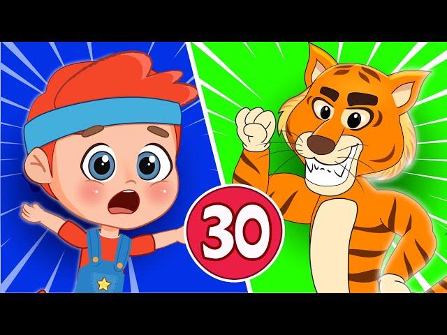 اغنية نمر بم بم + هم هم شو طيبة + نصف ساعة من اغاني اطفال عالم فلافي | Fluffy World