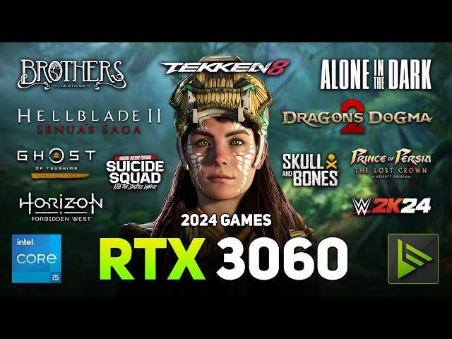 RTX 3060 + I5 13600K (2024 Games Tested)