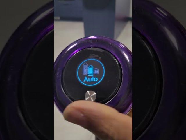 Dyson V15 setup menu