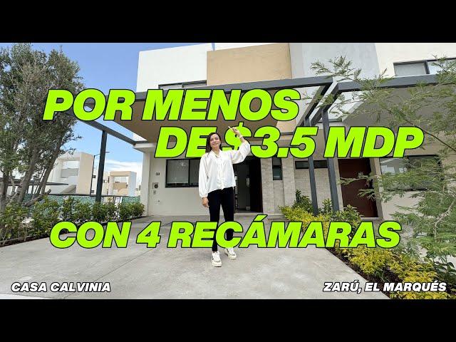 ¡Con opción a 4 RECÁMARAS por menos de $3.5 MDP! Casa CALVINIA | Zarú, El Marqués