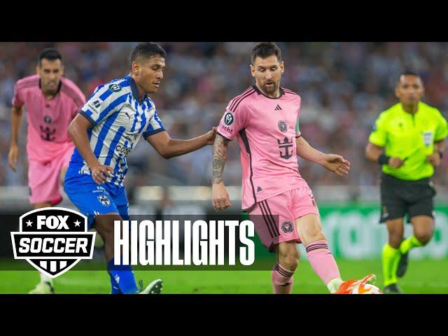 Monterrey vs. Inter Miami CF Highlights | FOX Soccer