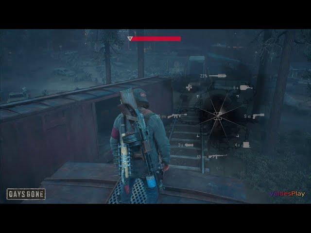 Days Gone*Бой с Ордой Чемулта стоя на вагоне.Проще некуда!