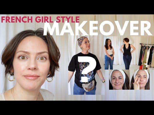 From Vegas Wild to Parisian Chic in One Day - French Girl Style Makeover my friend Sara!