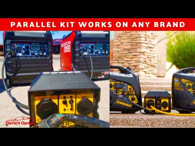 Generator Parallel Kit Explained / use any brand Parallel kit with different brand 120v Generator