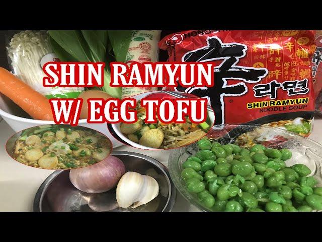 HOW I COOK MY SHIN RAMYUN W/ EGG TOFU I IRISH CHENG