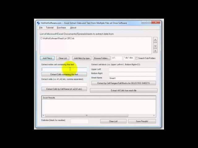 How to Excel Extract Data and Text from Multiple Files at Once