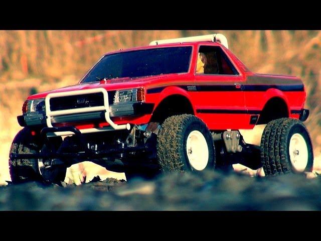 Tamiya Subaru Brat in Sand and Water Action!