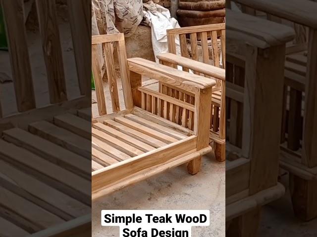 Simple teak Wood Sofa Set Design ||7827130064