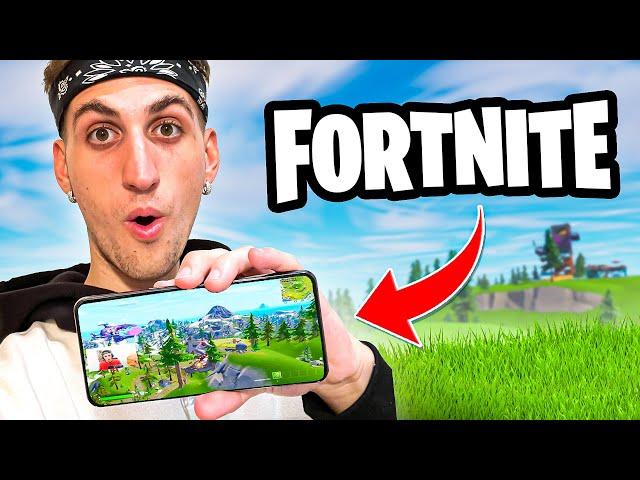 I played Fortnite on MOBILE... Ft SypherPK, Scoped & DuckyTheGamer