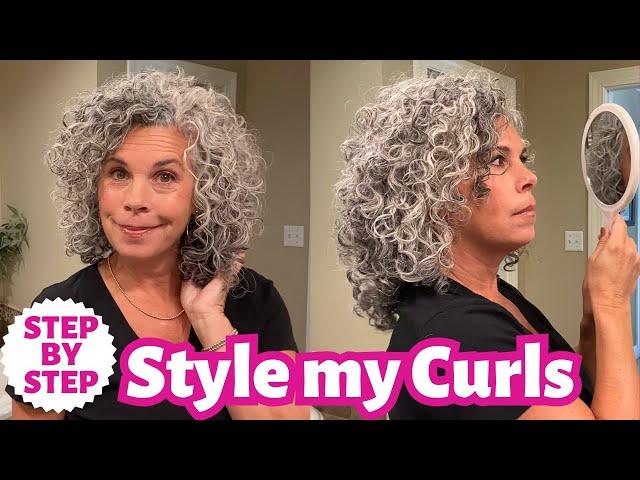 How I Style My Curly Hair *Step by Step*