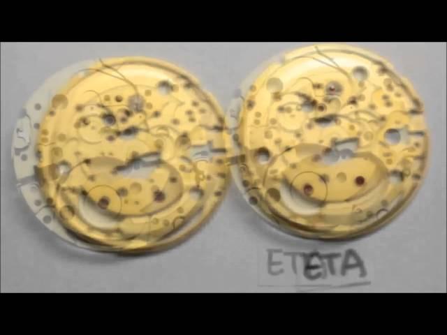 Chinese TC 2824 Clone vs Swiss ETA 2824 2 Watch Movements Co