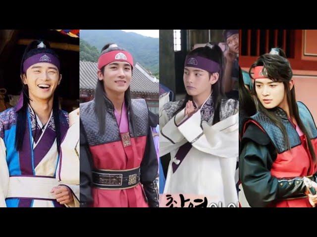 Hwarang cute Guys(behind the scene) Park Hyungsik Park Seojoon Kim Taehyung Choi Minho 박형식 박서준 김태형