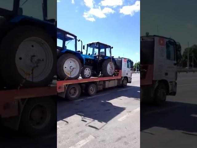 Загрузили тракторы Мтз в Чувашской Республике, везем в Агросалон Boston Technic, Boston Logistics