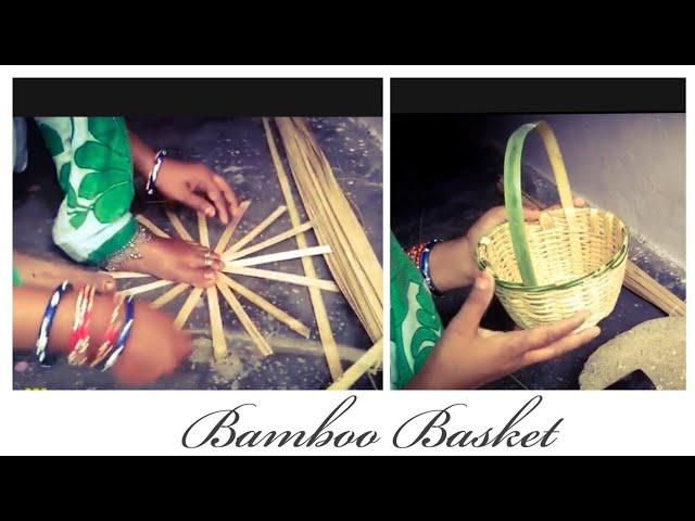 How to make small bamboo basket || How to make small basket made of bamboo || (Bamboo Basket)