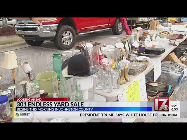 301 Endless Yard Sale starts Friday in Johnston County