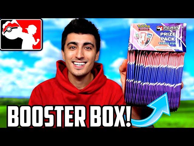 I DID IT! PLAY Pokemon PRIZE PACK BOOSTER BOX Opening! (Series 5)