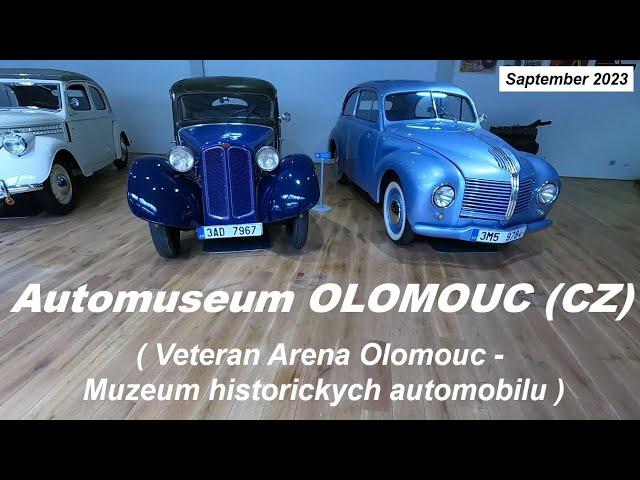 Automuseum OLOMOUC (CZ) - September 2023 (Veteran Arena Olomouc - Muzeum historickych automobilu)