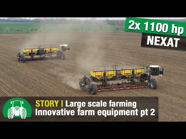 The new 1100-hp NEXAT Tractor | Arable Farming in Ukraine + Factory + First Use in Germany | Part 2