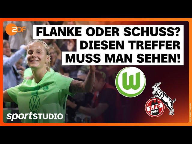 VfL Wolfsburg – 1. FC Köln | Frauen-Bundesliga, 3. Spieltag Saison 2024/25 | sportstudio