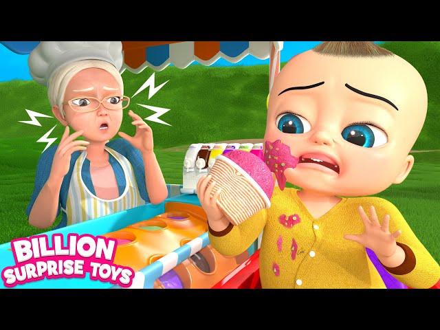 helados y jugos   Canciones Infantiles | BillionSurpriseToys Español