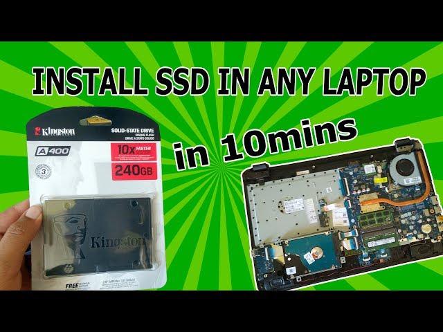 Kingston A400 240GB SSD Unboxing and Installation in Laptop | Best SSD under ₹2500