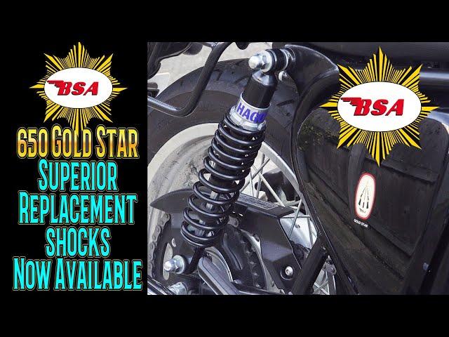 FINALLY! The HAGON 2820 Shock Absorber Range is available for the BSA Gold Star!