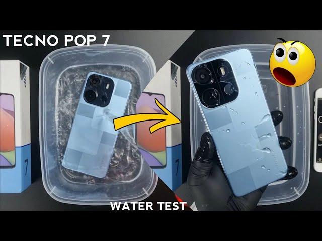 Tecno POP 7 Water Test | Let's See If Tecno POP 7 is Waterproof Or Not?