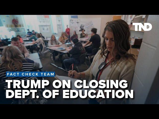 If Trump closes Department of Education, what happens next?