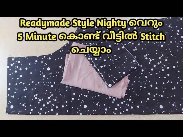 Nighty neck design/Nighty neck cutting & stitching tutorial/Yumnas world