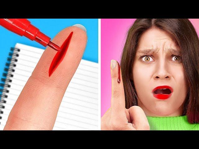 CRAZY SCHOOL PRANKS | From Nerd to Popular! Cool DIY Hacks by 123 GO! Series