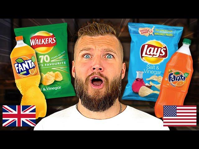 AMERICAN VS BRITISH SNACKS!