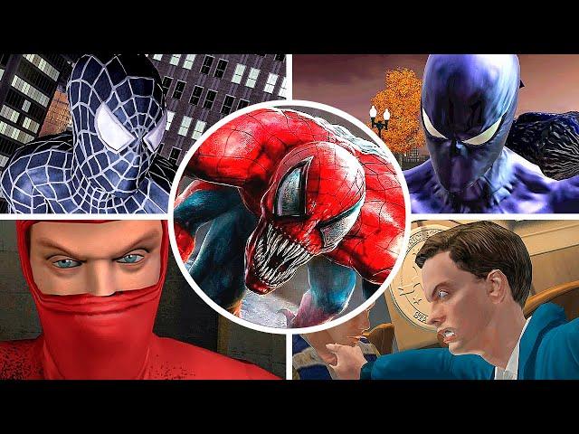 Evolution of Spiderman Being Evil in Spider-Man Games