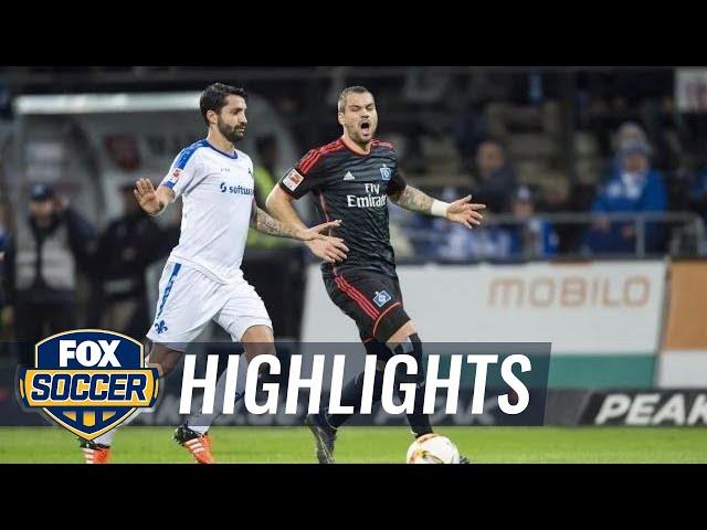 Lasogga goal puts Hamburg in front of Darmstadt | 2015–16 Bundesliga Highlights