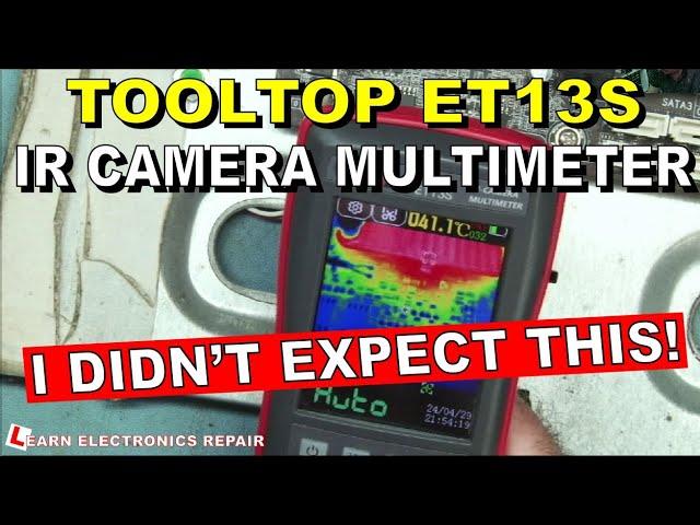 TOOLTOP ET13S IR Thermal Camera Multimeter! Test, Review and DISCOUNT CODES This is interesting!