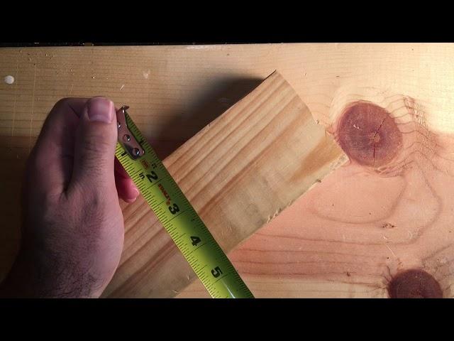 Video 2 - Wood dimensions