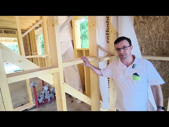 Casa de lemn la ROSU EcoKit? Aici ai răspunsul #timberframe #casedelemn