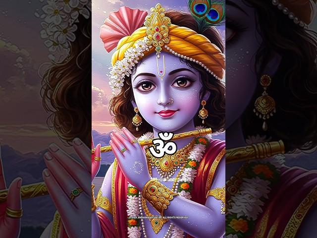 Powerful Krishna Mantra️- ️   KRISHNAYA VASUDEVAYA #krishna #chanting #meditation #music