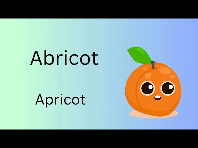 Learn Fruits in French. Apprendre les fruits en français