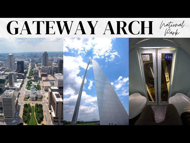 Gateway Arch National Park in St Louis & Taking the Elevator to the Top