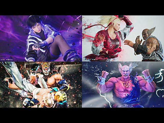 Tekken 8 - ALL Fighters Rage Arts + DLC Characters (2024)